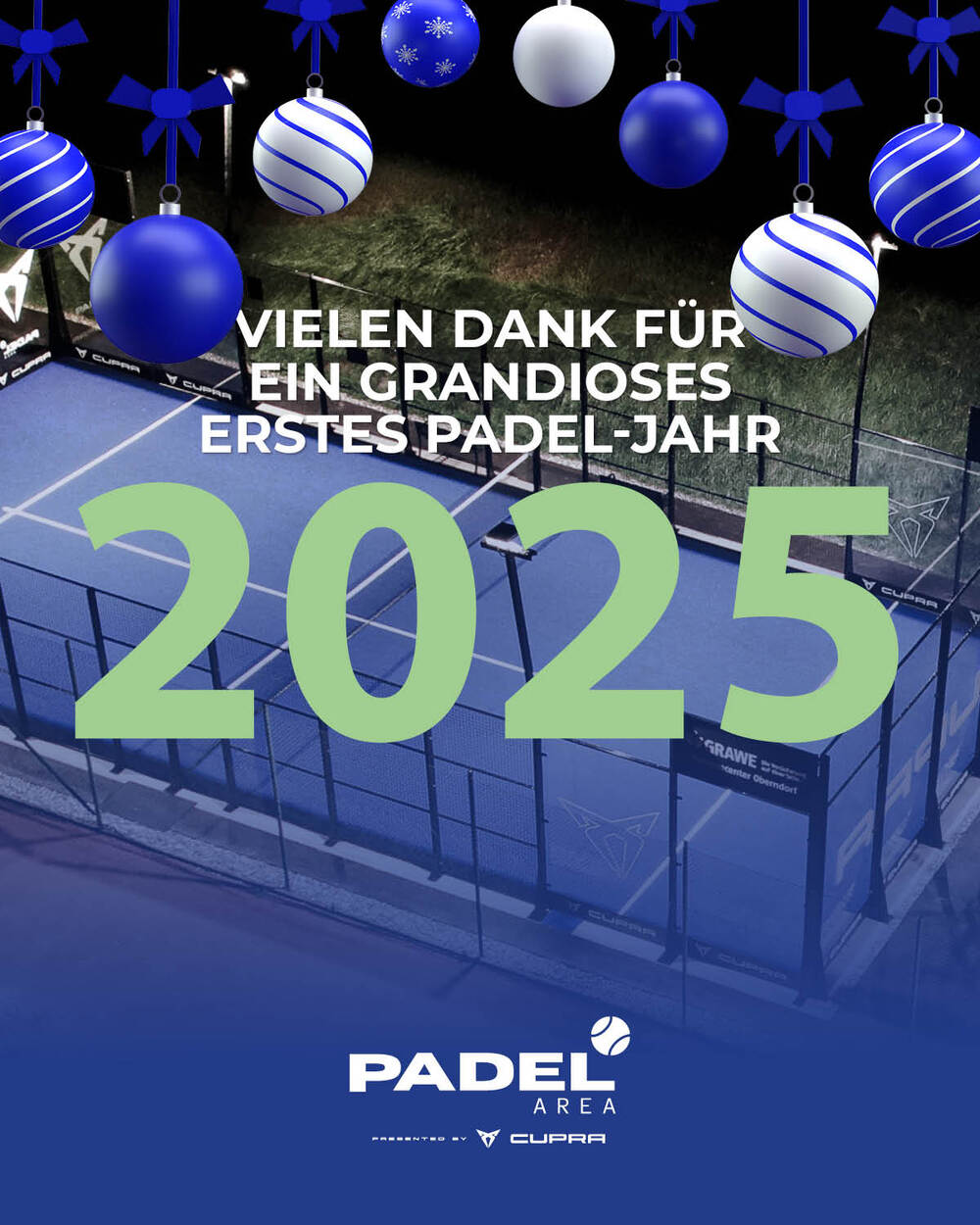 Vielen Dank für ein grandioses erstes Padel-Jahr 2025!